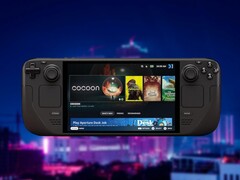 The Steam Deck is powered by a custom AMD Ryzen APU. (Image source: Valve, Unsplash, edited)