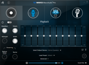WAVES MaxxAudio Pro software WAVES MaxxAudio Pro software