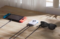 The XREAL Beam accessory connects the Air AR glasses to devices like the Nintendo Switch. (Image source: XREAL)