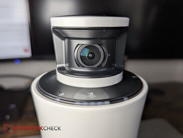 One of the two cameras at the top of the “tower”