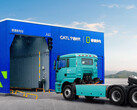 A CATL battery swap station for heavy trucks. (Image source: CATL)