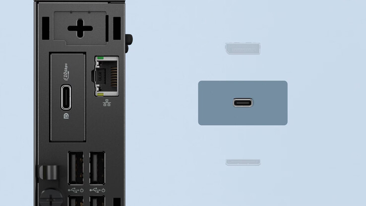 The Dell Pro 5 Micro also supports a swappable port.