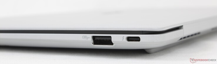 Right: USB-A 3.2 Gen. 2, USB-C 4.0 Thunderbolt 4 w/ DisplayPort + Power Delivery