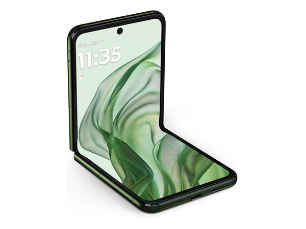 The Motorola Razr+ 2024 has a 165Hz OLED display on both sides. (Image source: Motororla)