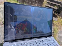 Outdoors under sunlight