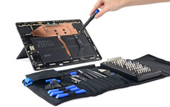 The Microsoft Surface Pro X is one of the most repairable tablets yet made. (Source: iFixit)