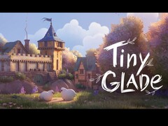 Tiny Glade gives players a free hand in constructing medieval buildings and is rewarded with 96 percent positive ratings on Steam. (Image source: Pounce Light)