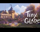 Tiny Glade gives players a free hand in constructing medieval buildings and is rewarded with 96 percent positive ratings on Steam. (Image source: Pounce Light)