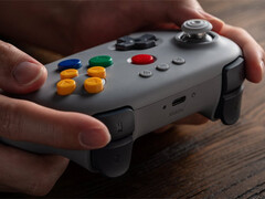 The 8BitDo has gone deep on nostalgia with its 64 Classic Grey controller. (Image source: 8BitDo) 