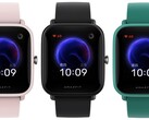 The Huami Amazfit Pop comes in pink, black, and turquoise. (Image source: Huami - edited)