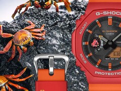 Casio’s Galápagos x G-Shock collaboration watches (GA-B2100DF-4A pictured) are coming to the UK. (Image source: Casio)