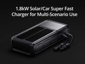 DJI's new super fast charger supports simultaneous car and solar charging. (Image source: DJI)