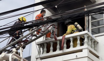 Crypto mining farm fire. (Image source: Citylife)