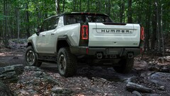 The popular but scarcely available Hummer EV electric truck has been sold for a quarter of a million dollars (Image: GMC)