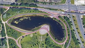 GPS test: another circumnavigation of the lake