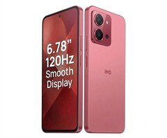 The HMD Crest 2 Pro in pink/peach.