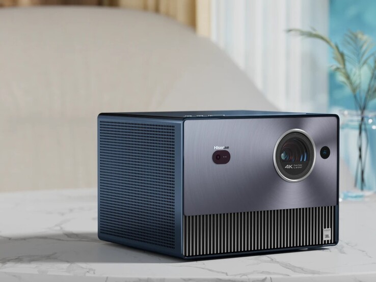 The Hisense C1 TriChroma Laser Mini Projector. (Image source: Hisense)