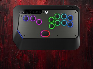 HyperX Clutch Tachi leverless arcade controller top view is shown (Image source: HyperX PR)
