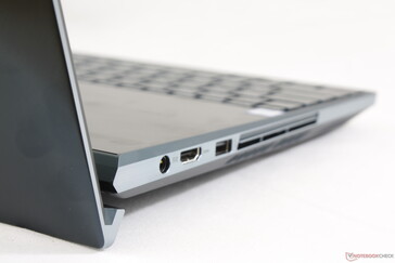 On the plus side, the added weight and girth make this the most rigid ZenBook by far