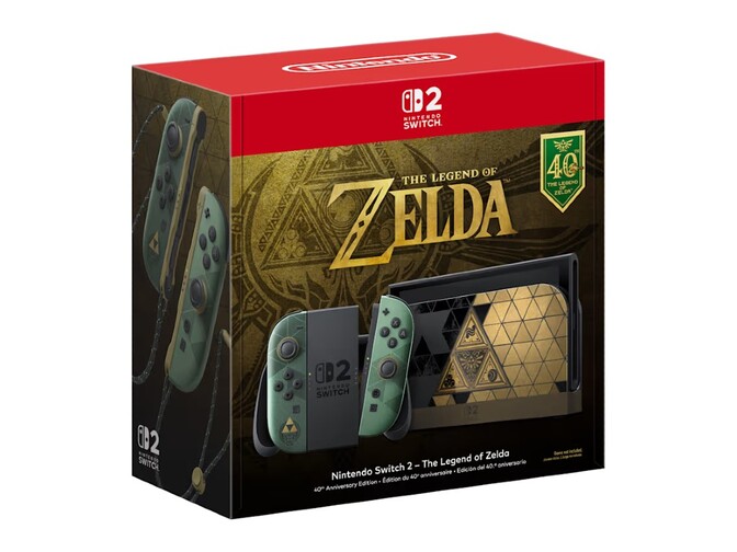 Nintendo Switch♡限定デザイン Nintendo celebrates The Legend of Zelda 40th anniversary with