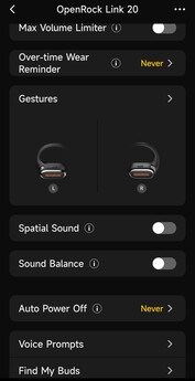 A handful of features are only available through the smartphone app. (Image source: Notebookcheck)