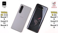 Sony Xperia 1 III vs. Asus ROG Phone 5. (Image source: TechNick)