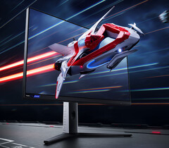 Xiaomi has not commented on global availability for its new Mini LED gaming monitor yet. (Image source: Xiaomi)