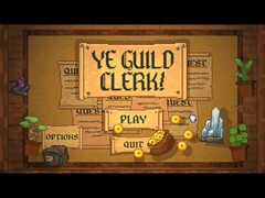 Ye Guild Clerk! was released on Steam on October 28. (Image source: Steam)