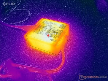 AC adapter reaches over 48 C when under load