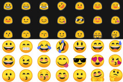 Get ready to bid farewell to the (somewhat) beloved gumdrop emojis. (Source: IDG)