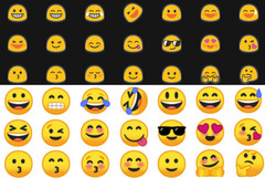Get ready to bid farewell to the (somewhat) beloved gumdrop emojis. (Source: IDG)