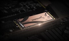 The Sabrent Rocket 4 Plus drive comes with a custom heat sink. (Image source: Sabrent)