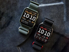 The Garmin Venu X1 in its two launch colours. (Image source: Garmin - edited)