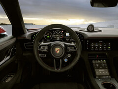2027 Porsche Taycan E-Shift cluster.