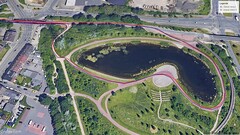 GNSS test ride: turning point