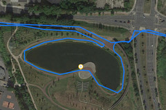 GPS Nokia 8 Sirocco – lake