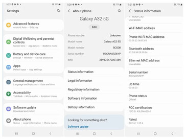 The new "Galaxy A32 5G" leaks. (Source: FCC, MySmartPrice)