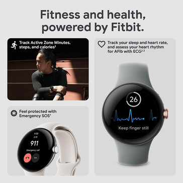 Google Pixel Watch (1st Gen) health and fitness features