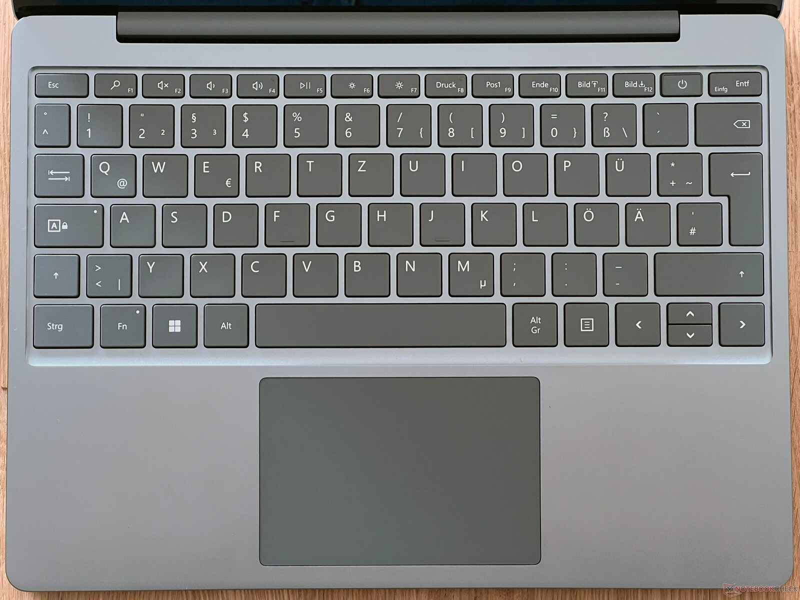 Microsoft surface laptop go keyboard light sales