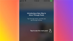The update temporarily introduced horizontal swiping to shocked Instagram users. (Source: NBC New York)