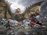 Monster Hunter Outlanders Mobile promotional artwork.