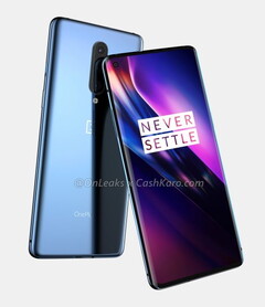 The OnePlus 8 will supposedly be the mid-tier device in the OnePlus 8 series. (Image source: @OnLeaks &amp; CashKaro)