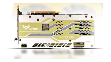 AMD 50th Anniversary Sapphire Nitro+ Radeon RX 590: backplate. (Source: PCDIGA)