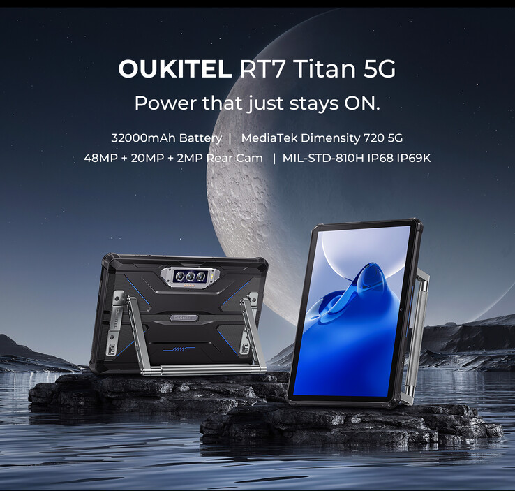 An RT7 Titan preview. (Source: Oukitel)