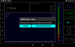 No integrated GPS!