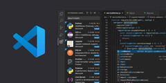 Microsoft&#039;s VS Code Editor is free and offers many useful features and plug-ins (Image: Microsoft).