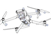 The Mavic 3 series will feature two cameras and longer flight times than its predecessors. (Image source: @JasperEllens)