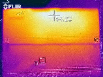 Lenovo Yoga Duet 7 13IML05 - heat map stress test, back