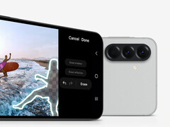 The Galaxy A57 is rumoured to retain the same cameras as its predecessor, latter pictured. (Image source: Samsung)