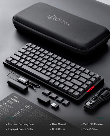 Iqunix MQ80 with accessories